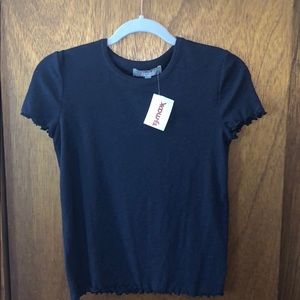 xs navy blue tee